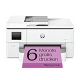 HP OfficeJet Pro 9720e A3-Multifunktionsdrucker, Drucken bis A3, 6 Monate gratis drucken Instant Ink inklusive, Drucker, Scanner, Kopierer, Fax, WLAN, LAN, Duplex, Airprint, Grau-Weiß