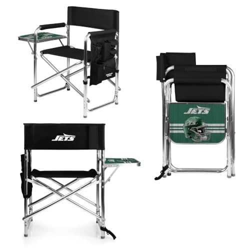 Image of Picnic TIME NFL Unisex-Adult NFL Sports Chair with Side Table, Beach Chair, Camp Chair for Adults