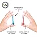 100 Hookah Tips, Disposable BPA-Free Plastic Mouth Tips | Individually Wrapped Hookah Hose Mouth Accessories | Thick, Long Male Ends | Clean, Colorful