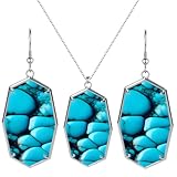 Pendientes colgantes esmaltados rombos, bohemios, verde lima, naranja, rosa, grande, llamativo, colorido, joyería de disfraces, aretes colgantes, Esmalte, Sin piedra preciosa