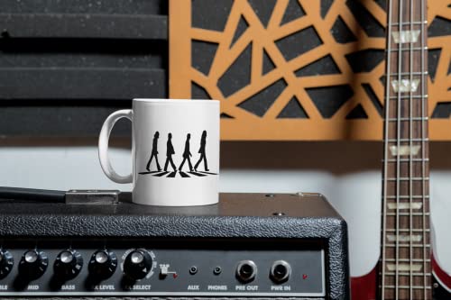 Beatles CM005 Mug à café avec inscription « Abbey Road Crosswalk » - Les Beatles, Paul McCartney, John Lennon, RIngo Starr, George Harrison Beatles CM005 Mug à café avec inscription « Abbey Road Crosswalk » – Image 4