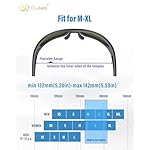 Goiteia Polarized Sports Sunglasses for Men Women, Wide Wrap Around Sunglasses, UV400 Protection, Hydrophobic Lens for Clear Vision, Anti-Slip Fit for Fishing Surfing Boating SUP - Image 5