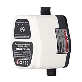 Pompa Booster Pressione Acqua, 100-240 V Pompa Booster a Basso Rumore Rilevamento Intelligente per Bagno (Spina europea 100‑240 V)