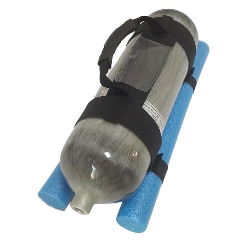 6.8L/9L/Scuba Diving Tank Heavy Duty Webbing Scuba Air Tank Band Adjustable Cylinder Holder Carrying Strap with Comfort Handle (9LTank Carrier)