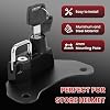 Motorcycle Helmet Lock Anti-Theft Helmet Security Lock with Keys for Indian Scout/Sixty 2015-2018-Black