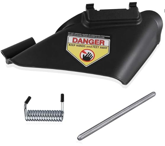 Wanotine 731-07131 Side Discharge Chute 21 Deck Compatible with Craftsman Columbia Huskee Lawn Mowers Fits Troy-Bilt TB110 TB130 Snapper MTD Cub Cadet Push and Self-Propelled Lawn Mowers