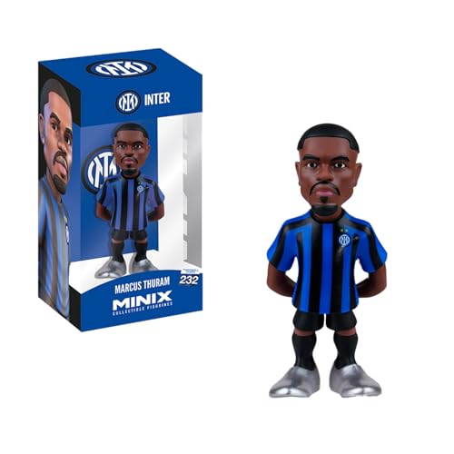 MINIX - Football Stars #232 - Inter Milan - Marcus Thuram - Figurine à Collectionner 12 cm