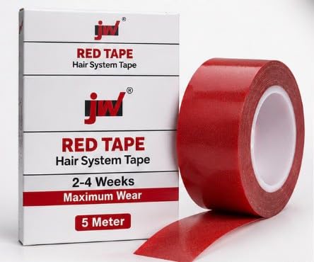 Silicon Base Front Lace Double Sided Hair Patch Wig Tape for Men, Women (5 Meter, Pack of 1)-image-13