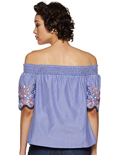 Image of VERO MODA Women's Striped Regular Fit Shirt