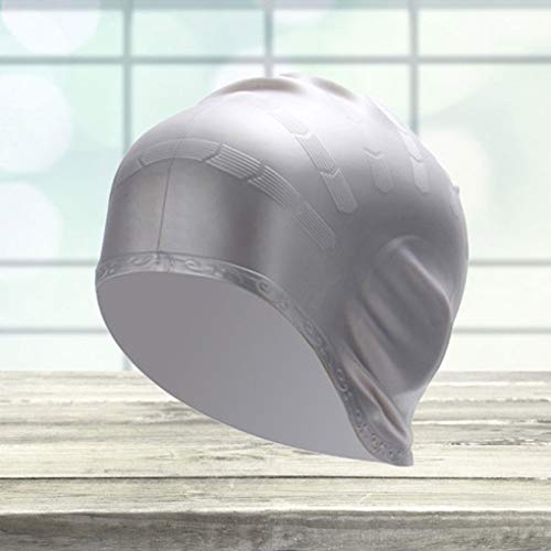 Silicone Natação Caps Swim Mulheres Cabelo Comprido Chapéu Ears Proteger Esportes Piscina Cap