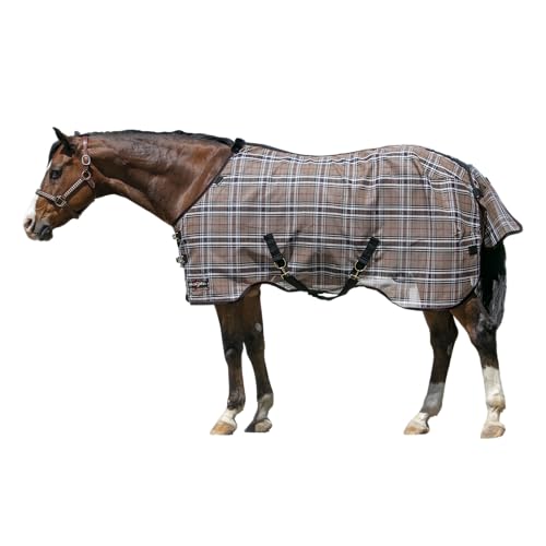 Kensington Breathable and UV Protective Sheet SureFit All Season Protection for Horse - 75", Deluxe Black