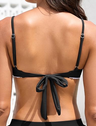 Image of ZAFUL Womens Sport Vacation Swimwear Two Piece Swimsuits with Shorts