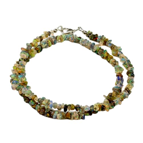 Collier en opale naturelle éthiopienne pour sublimer vos tenues d'été
