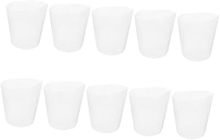 Nursery Pots Liners 10pcs Plastic Flower Pot Liners for Garden Hydroponic and Succulent Planting Decorative Planter Boxes