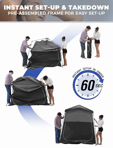 KingCamp Instant 2-Room Shower Tent