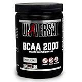 Universal Nutrition BCAA 2000 Pure Capsules, Free Form BCAAs with Co-Factors, 120-Count Bottles