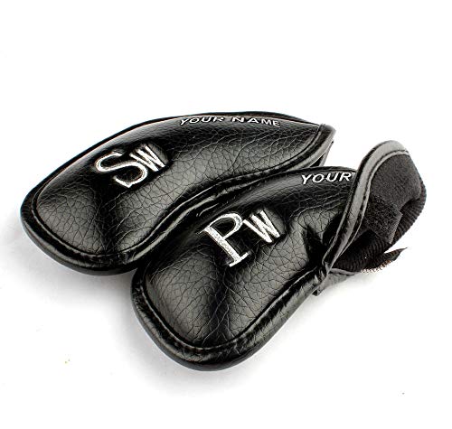 image for Craftsman Golf 12pcs Thick Synthetic Leather Golf Iron Head Covers Set