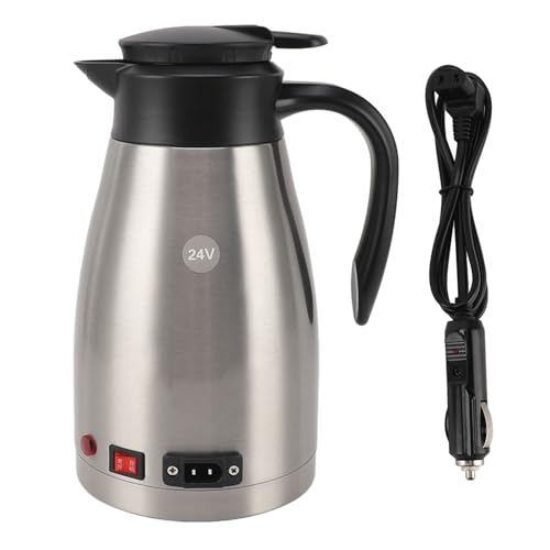 Hervidor eléctrico portátil 1300 ml 24V 200W para auto miniatura 7