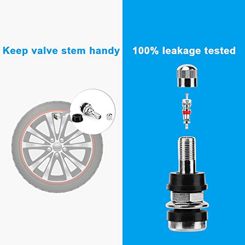 5Pcs Tr416 Tire Valve Stems - Outer Mount Metal Valve Stem High-Pressure Metal Clamp-In Valves For 0.453" And 0.625" Rim Hole #TOP4