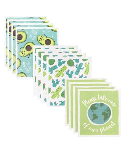 Image of RITZ Swedish Sponge Cloths, Go Green, 12 Pack
