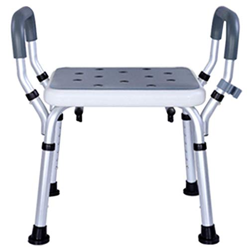 Badhocker Duschstuhl Übertragung Bank mit Höhenverstellbare Füße Convertible auf rechte oder linke Hand Eintrag,A