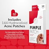 BioSwiss Clear Pimple Patches, Hydrocolloid Acne Patch for Zits and Blemishes, Face and Skin Stickers, 144 Count