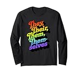 Photo Gallery pronouns they, their, them, themselves pride maglia a manica