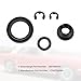 Atesilor Transmission Shift Shaft Seal Kit for Ford C4 C6, Includes Linkage & Throttle Valve Seals, Grommet, E-clip, Replaces C7AZ7B498A