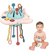 MYDOVA Montessori Spielzeug, Kinderspielzeug ab 1 Jahr, Sensorik Spielzeug Baby, Beißring Baby, S...