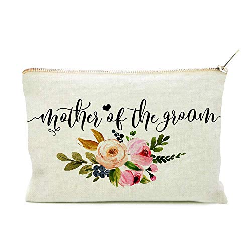 Mother of the Groom Cosmetic Bag, Mother of the Groom, Wedding Party Gift, Bridal Gift, Mother Gift, Groom's Mother, Makeup Bag, Wedding Makeup Bag, Bag