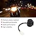 Motorcycle Flasher, 3 Pins Round Turn Flasher Relay Blinker LED Turn Indicator Light Flasher for GY6 Motorcycles Scooters Moped ATV