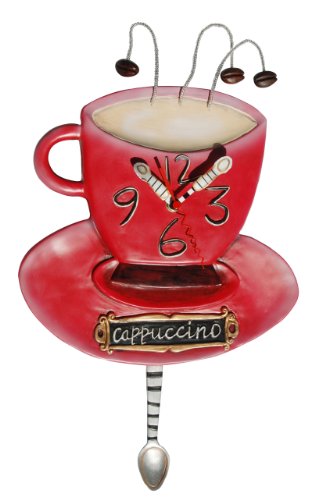 Allen Designs P8022 Horloge Capuccino Résine 35 cm