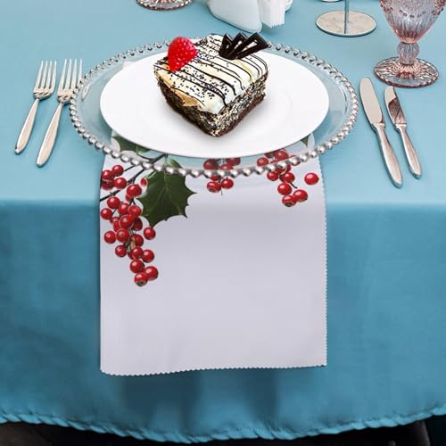 Servilletas de tela Holly Berry Branches 2 unidades miniatura 4
