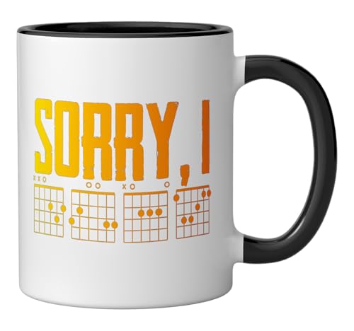 Taza de cerámica con diseño sarcástico para guitarristas miniatura 2