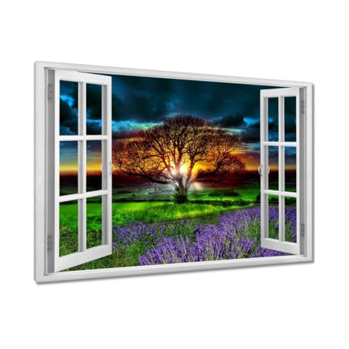 Toile arbre de vie 120 x 80 cm pour sublimer votre grand salon