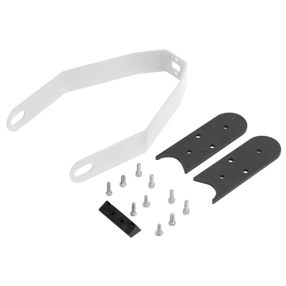 YTQMoreBNZ Rear Fender Support Bracket For Xiaomi M365 Pro 1S Pro2 Electric Scooter Mudguard Metal Shockproof Protection Gap Cover Pad(White)