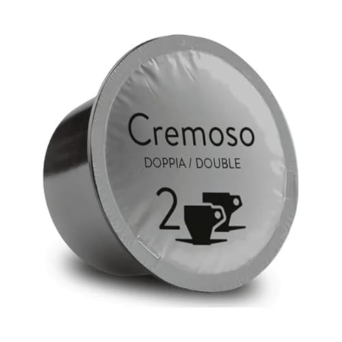 Bristot Cremoso Double Espresso Capsules – Medium Roast – Intense, Creamy, Full-Bodied – 11.2g – Compatible with Lavazza Blue Machines – 50 Count*