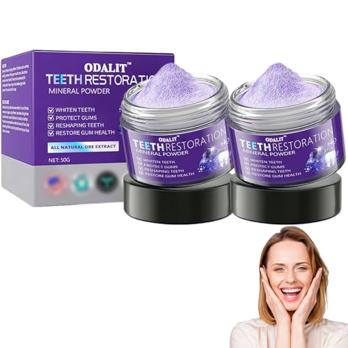 ODALIT Teeth Restoration Mineral Powder Mineral Tooth Powder freshen Breath Protect Teeth and Gums (2)