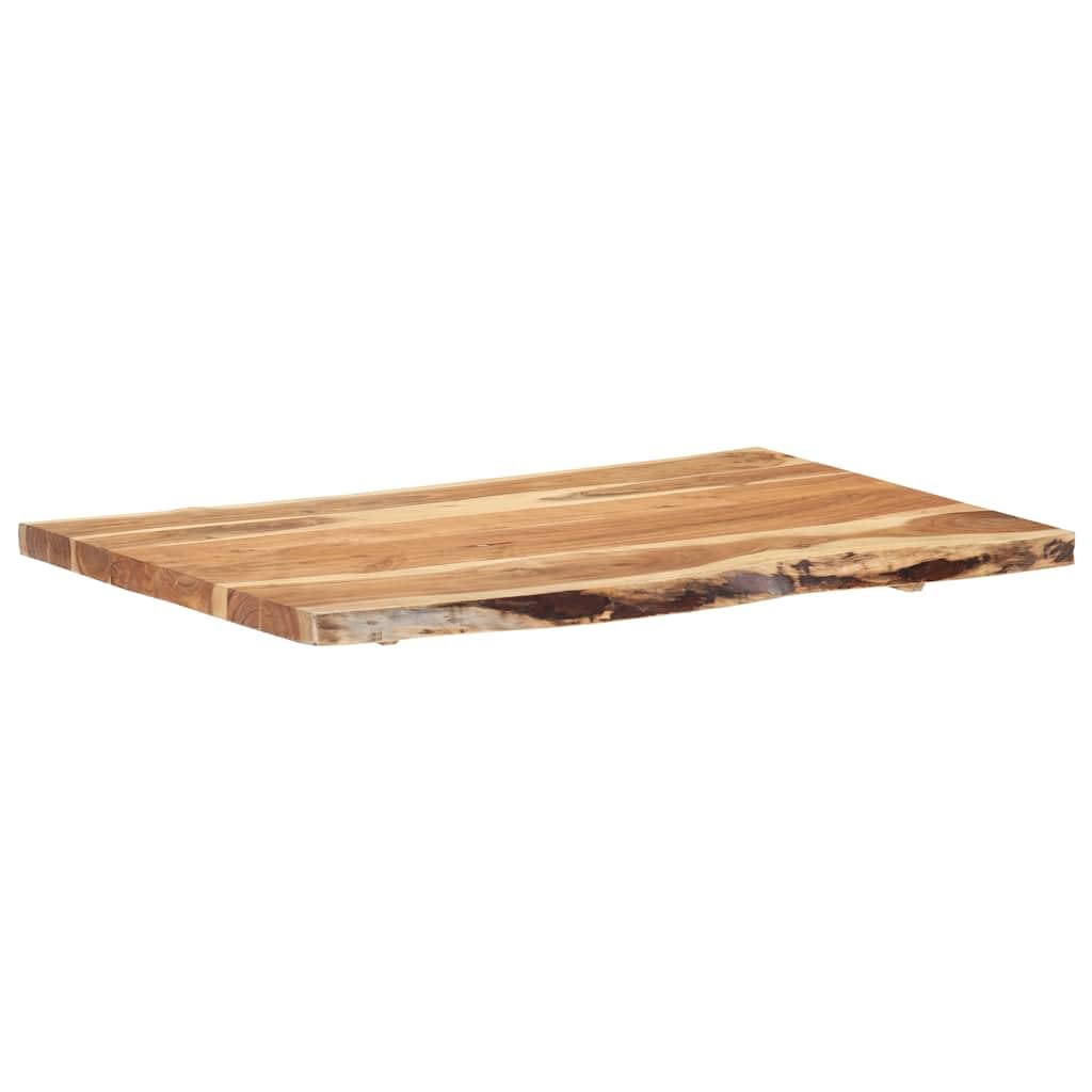 Générique Dessus de Table Bois d'acacia Massif 100x(50-60) x3,8 cm,286332
