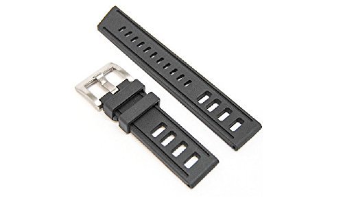 24mm Ploprof Style Rubber Diver Strap Fit Omega Panerai Seiko