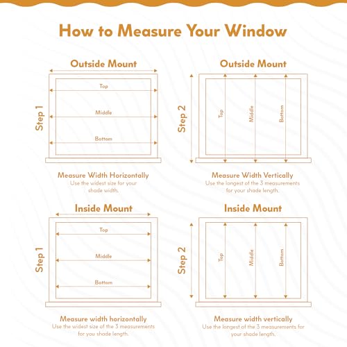 Radiance Cordless Bamboo Blinds - Flatstick Bamboo Roman Shades for Interior Windows - Roll Up Woven Shades with Valance - Inside & Outside Mount Roman Window Shades - Driftwood - 31" W x 64" L by Radiance - Image 7