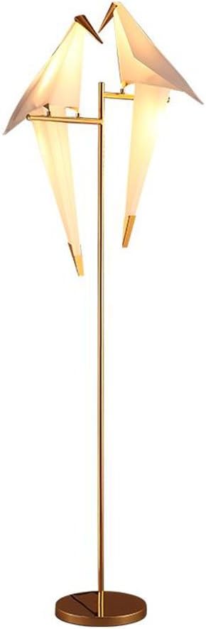 WYA any home lamp Lighting Nordic LED Paper Crane Bird Floor Lamp, Attic Bedroom Tables And Chairs Floor Lamp (Size : 160 * 55cm)