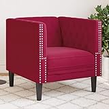 Design classique Chesterfield Avec dossier et accoudoirs tuftés à boutons, ce fauteuil allie style vintage et modernité, s’intégrant parfaitement dans un décor scandinave ou traditionnel pour un espace chaleureux.