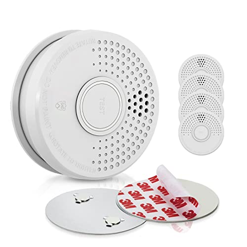 SHD by OneConcept Rauchmelder mit Magnethalterung, 5X Mini-Rauchmelder, Feuermelder mit Batterie,...