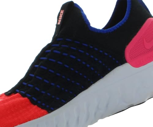 Nike Nike Women's React Phantom Run Flyknit 2, Black/Bright Crimson, 6 us