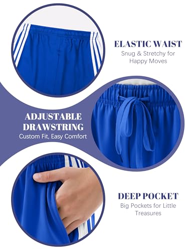 Resinta 6 Pack Youth Boys' Athletic Shorts Boys Basketball Shorts with Pockets Quick Dry Active Running Shorts2
