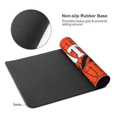 Image of ANTKING Cincinnati Mouse Pad Custom Name and Number Desk Pad for Men Women Youth Gifts