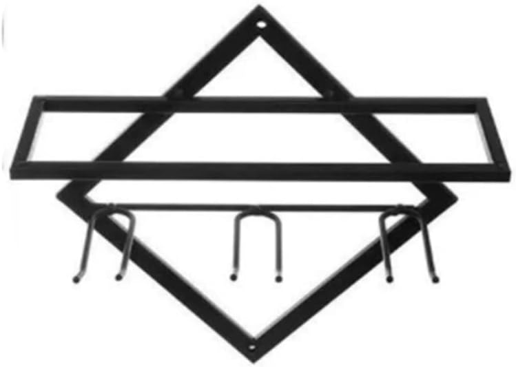 Vintage Metal Wine Rack Hanging Glass Bottle Storage Home Kitchen