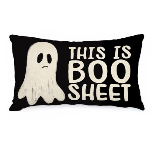 [Durable and high quality]: Made from 100% polyester burlap feeling for durability, which is built to withstand multiple seasons and maintain its new look with proper care [ Machine washable ]: This pillow cover is machine washable with a gentle cycl...