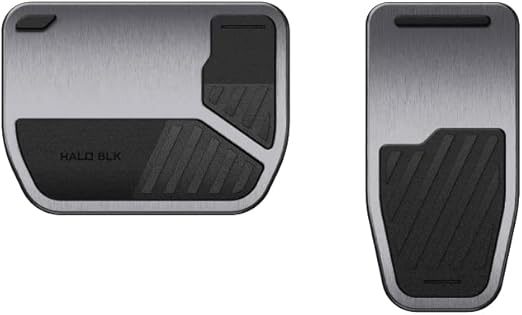 HALOBLK Non-Slip Performance Foot Pedals Designed for All Tesla Model 3 (Includes 2024 Model 3 Highland) Model Y and Model S (2022-2023) Model X (2022-2023) Accessories